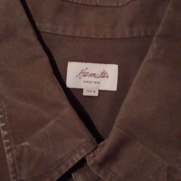 Hamilton mens button down Shorts sleeve-two for one price, PREOWNED - Picture 6 of 6